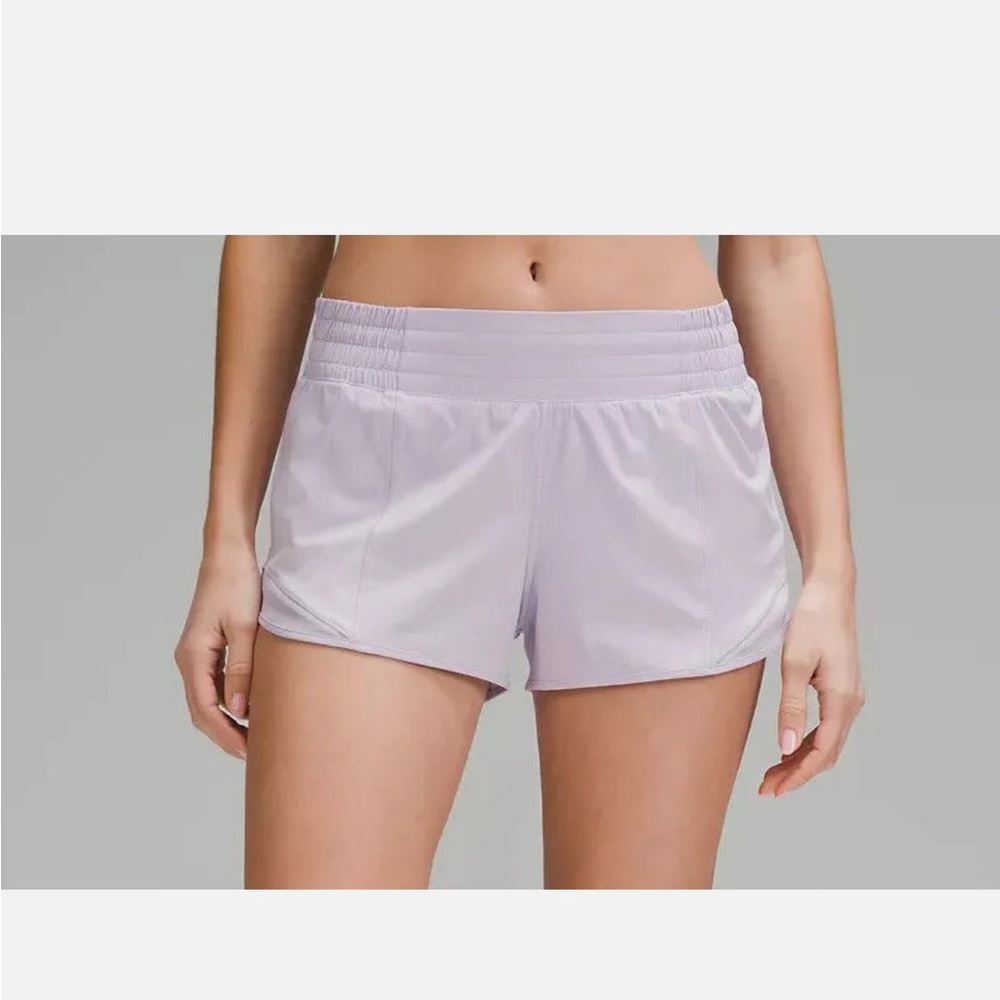 Lululemon Athletica Light Purple Lilac Hotty Hot Athletic Shorts